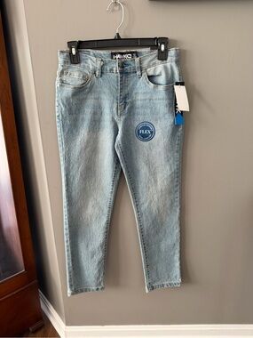 NWT. Tony Hawk Light Blue High-Rise Slim Jeans. Size 12